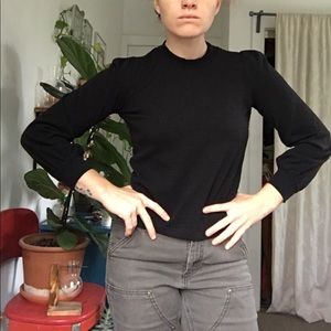 Madewell balloon sleeve sweater